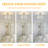 3 - Light Semi Flush Mount Ceiling Light With Water Glass Shade-1502950068