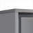 Cabinets 60.6" Modern Freestanding Display Cabinet with LED Lighting, 2 Storage Drawers, Adjustable Glass Shelves, Slate Gray | Hallways | MDF