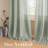 Linen Blended Textured Semi-Sheer Grommet Curtains - 37"/52" Widths Semi-Private & Light-Filtering Linen-Style Panels for Bedroom -299404361-299404358