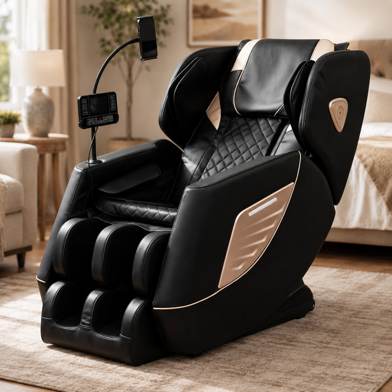 Fauteuil de massage à huit roulettes