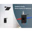 Robinet de douche avec support de rangement Ensemble de décoration de pomme de douche à pluie de 8 pouces avec ensemble de robinet de douche à jet simple-114230200