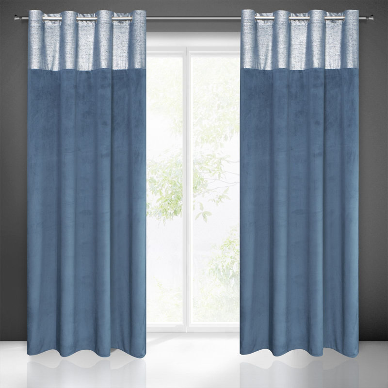 Blackout Curtain Single Panel, Navy Blue