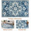 Aspire Homeware Blue Vintage Medallion Area Rug-1186707548