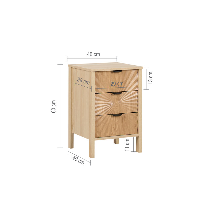 MFC Bedside Table