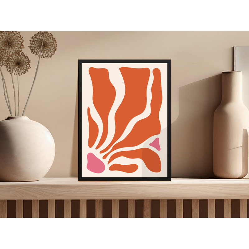 Como Single Picture Frame Print, Orange, 25.4 cm H x 20.32 cm W