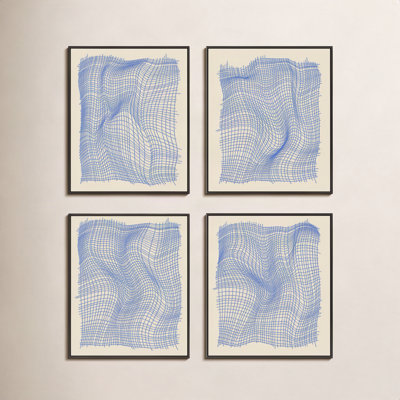 Netting 4-Piece Print Set by Jacques Pilon