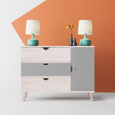 Raven 120cm W 3 - Drawer Chest of Drawers