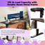 Height Adjustable Electric Standing Desk With Splice Board, 4 Memory Presets, Anti-Collision-1100690722