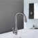 Lyon Brushed Nickel Pullout Kitchen Sink Faucet Stylish and Functional with a Modern Touch