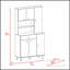 Garde-manger à 1 tablette et 1 tiroir Tigard, finition élégante pour les cuisines modernes, maximise le rangement et l'organisation-2090684171