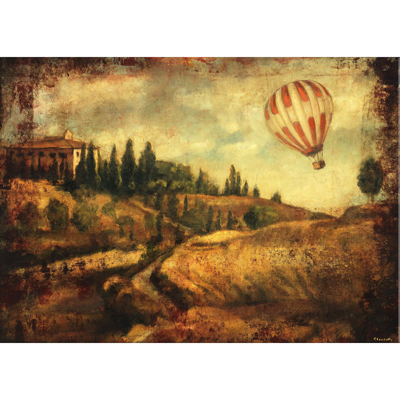 «Summer Flight» par Claudette - peinture sur toile tendue