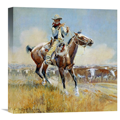 " Beef for the Fighters " by Charles Marion Russell Print