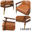 Chaise d'appoint 29,2 po Mid-Century
