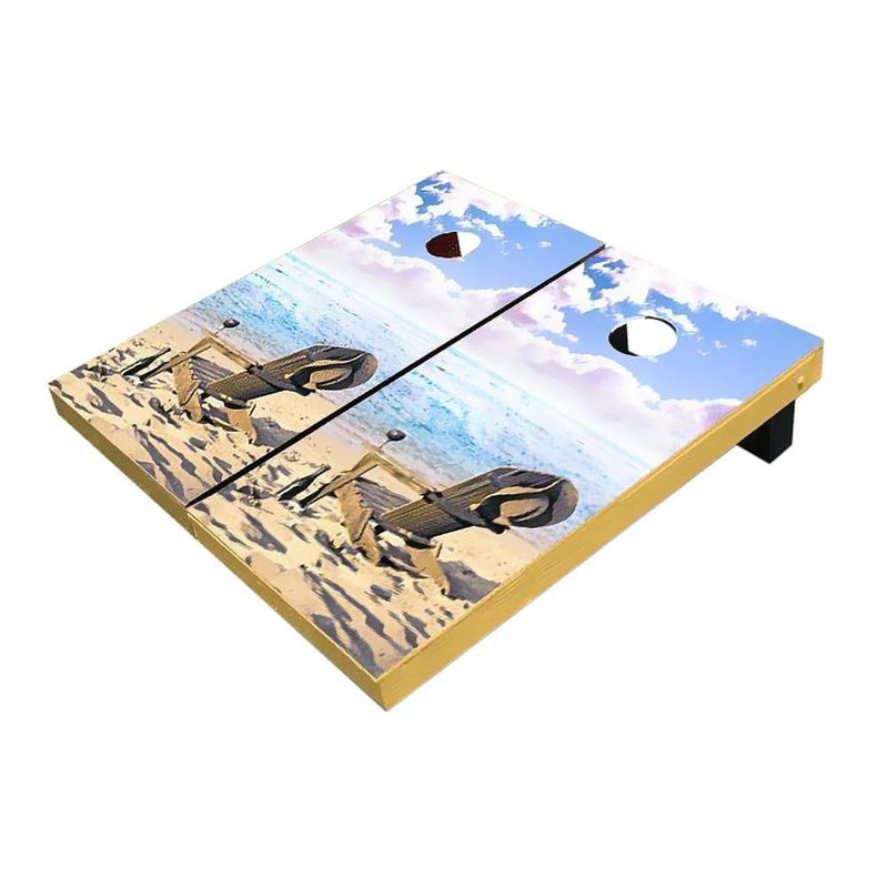 2' X 3' Beach Chairs Cornhole Boards