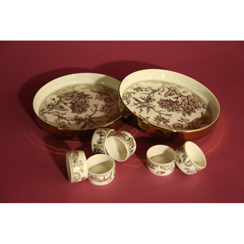 Rosalind Wheeler Dows Ceramic Chips And Dip Platter