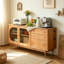 Table de buffet en verre