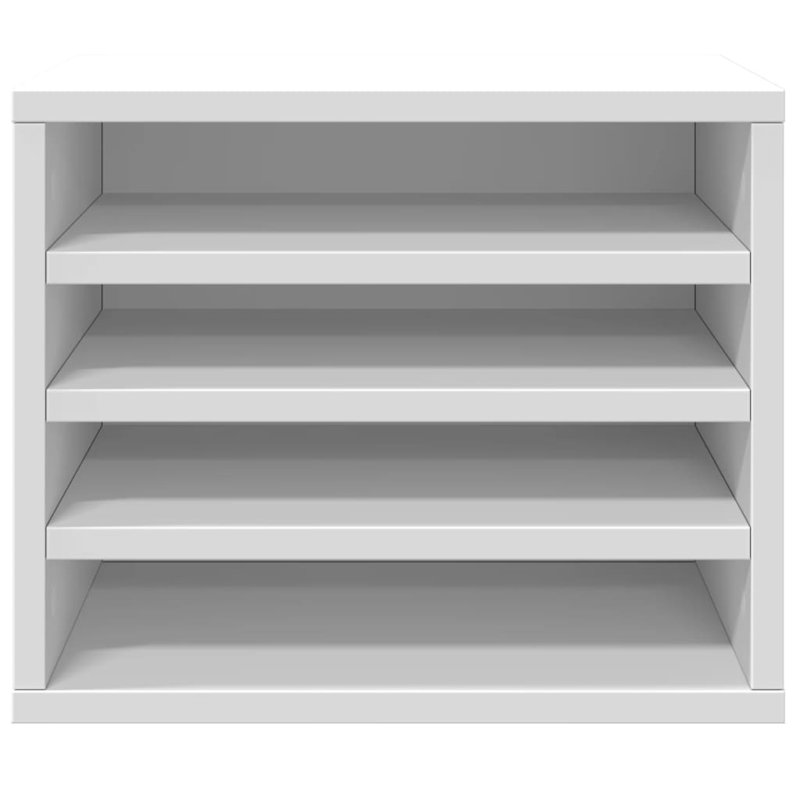  Desk Organiser 36X26x29.5 Cm Engineered Wood, White