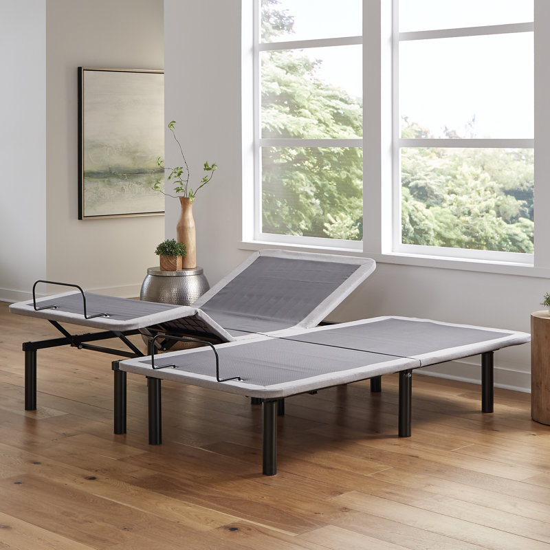 Slumber Solutions 15" Zero Gravity Adjustable Base with Wireless Remote, Split King