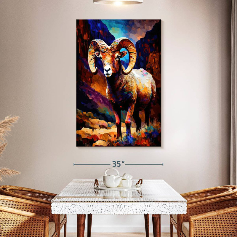 Bighorn Sheep I, H 51 po x l 34 po