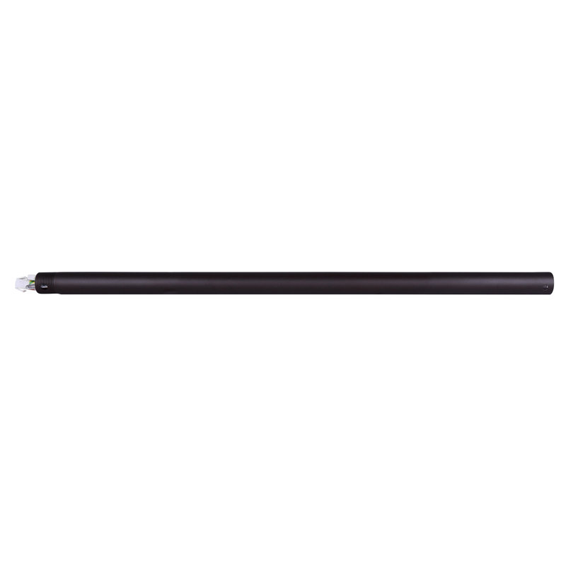 Ceiling Fan Downrod, 1" H x 24" W x 1" D, Black