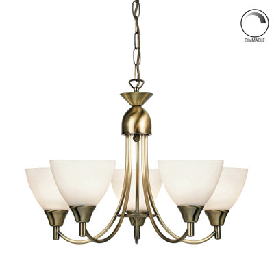 Barium 5 - Light Shaded Chandelier