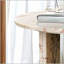 Table d'appoint en marbre naturel, table basse avec surface polie, pierre véritable pour un décor intérieur élégant et durable-133420073