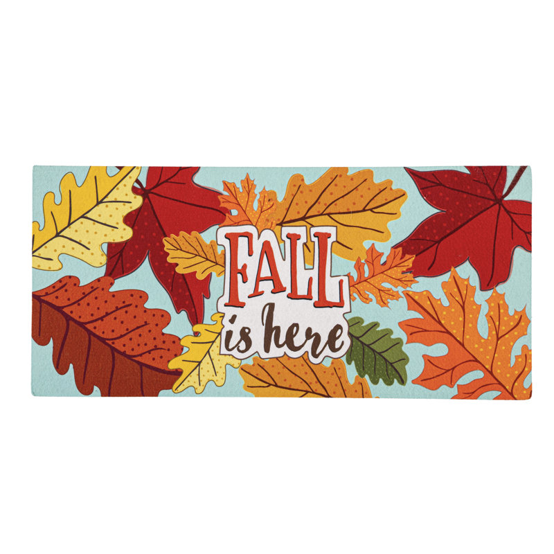 Tapis d'automne «Fall Is Here» Sassafras