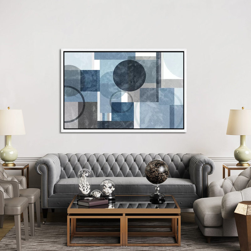Chelsea Dusk by Natalie Carpentieri - Print on Canvas, 152.5 cm H x 101.5 cm W, White Framed