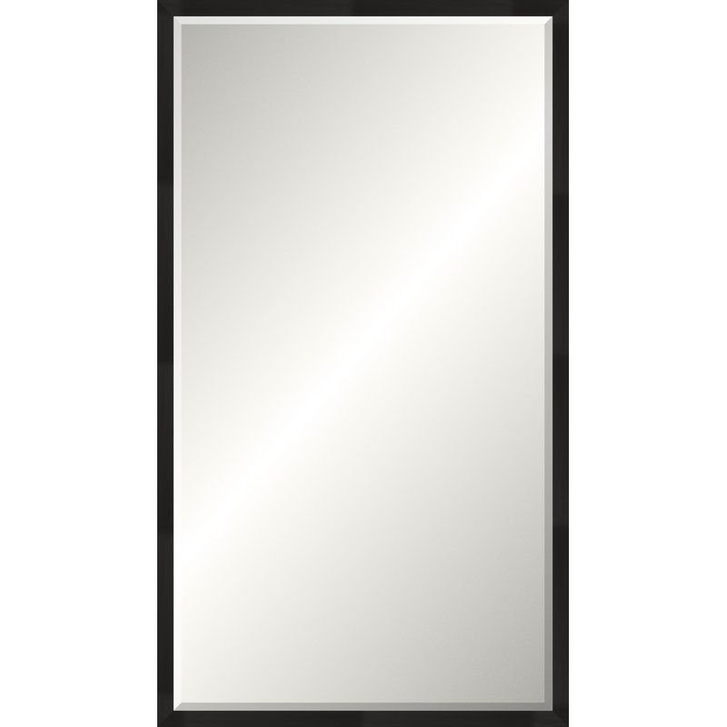 Espresso Gallery Mirror, Short Leaner