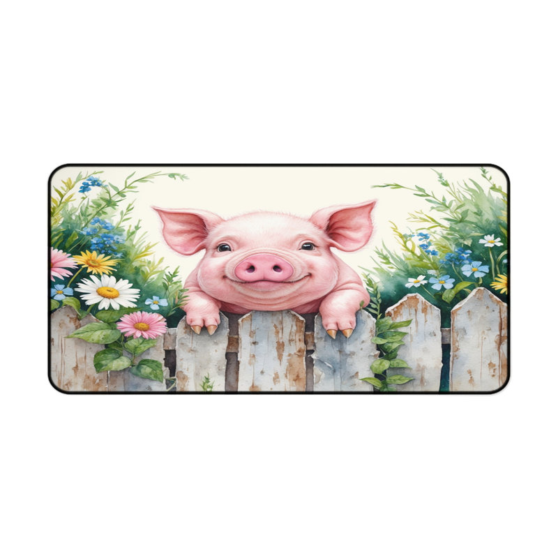 Polyester Desk Pad, 14.4x12.1