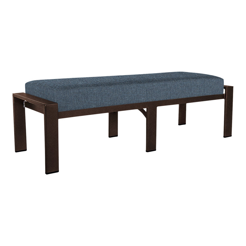 Studio Patio Bench, Copper Creek, Sash Denim