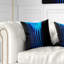 Motif de fractales bleues - coussin imprimé abstrait-29603935-29603938