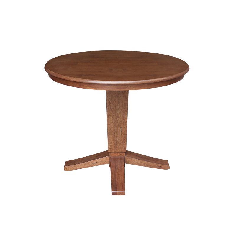 Table de salle à manger extensible Laurient, Chêne vieilli, Chêne vieilli