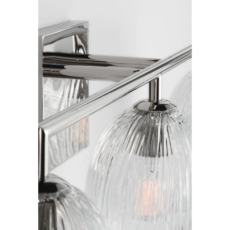 Wilmont Vanity Light, Polished Nickel, 3