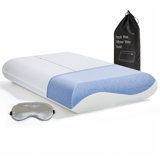 Memory Foam Pillow for Neck Pain Relief,  Ergonomic Contour Pillow for Side,  Back & Stomach Sleepers