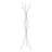 Coat Rack, Hall Tree, Free Standing, 11 Hooks, Entryway, 74"H, Bedroom, Grey Metal, Contemporary, Modern-123354030