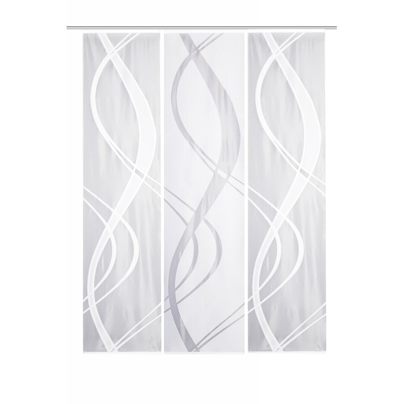 Mccrae Semi Sheer Curtain Panel Pair, Width 57 x Drop 225 cm