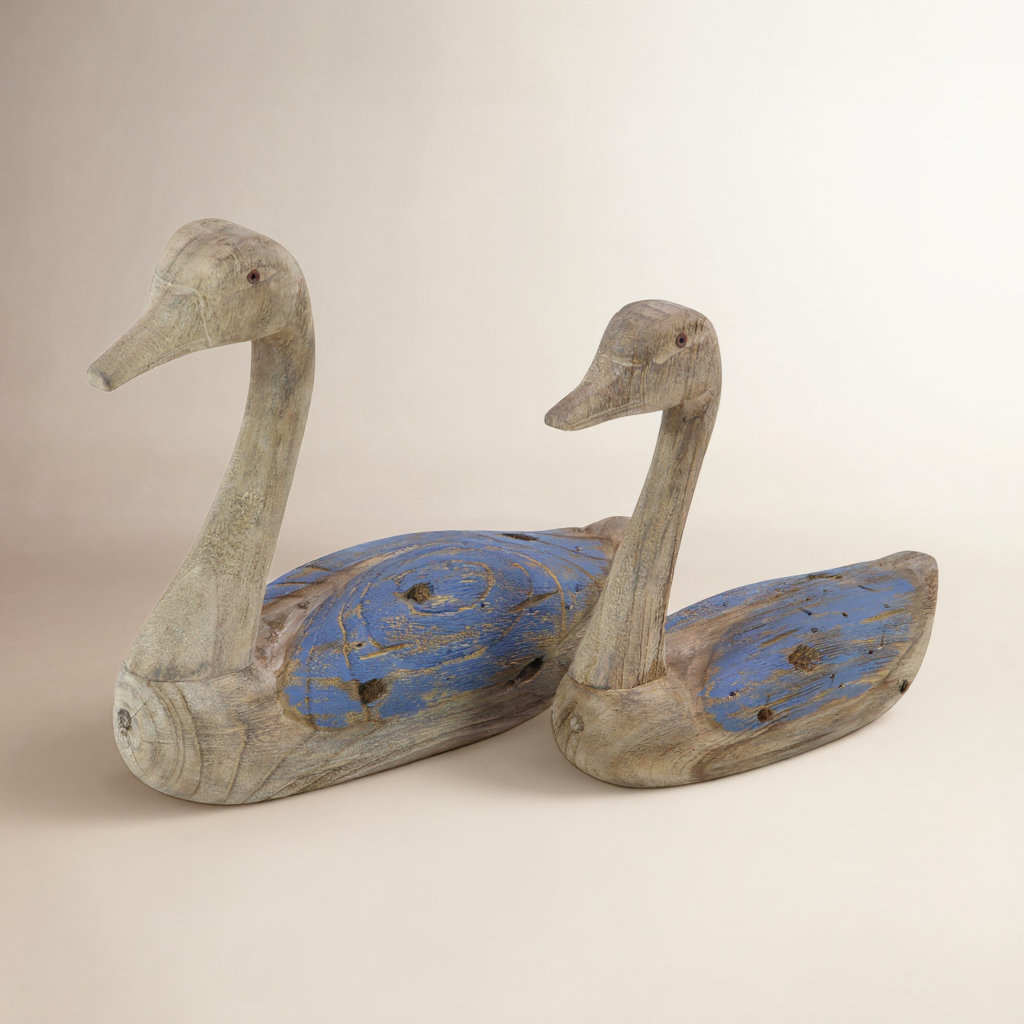 Fernet 2-Piece Sculpture, Blue