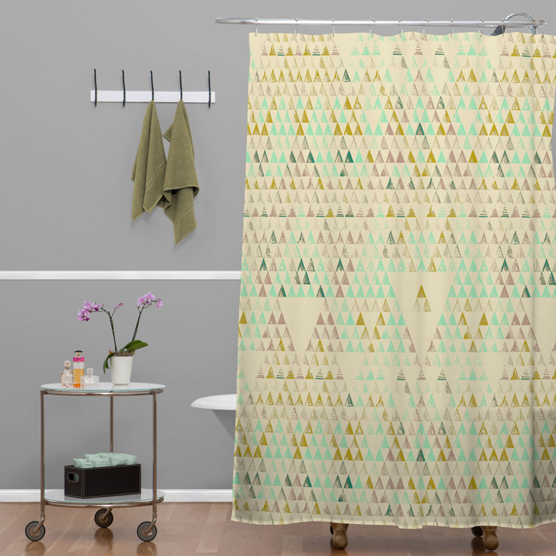 Geometric Shower Curtain