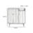 Simple Three Door Shoe Storage Cabinet-1984919028