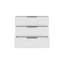 Commode 3 tiroirs Maryland, plateau, finition blanche-1261484084