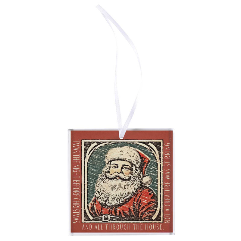 Ornement Père Noël le verre de nuit