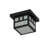 Almont Craftsman Brown 1 - Bulb Outdoor Flush Mount
