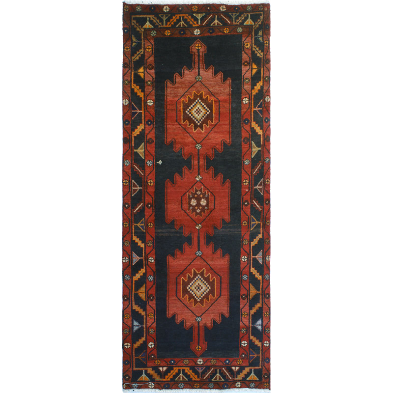 Tapis de couloir gris anthracite Khylar