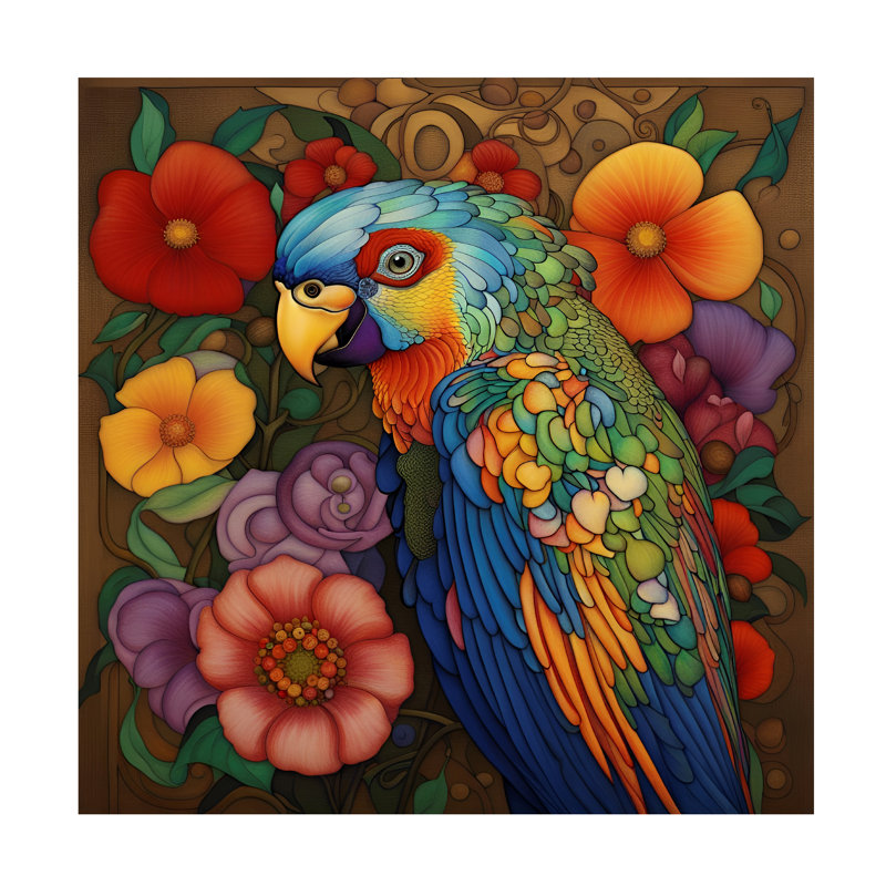 Art sur toile Tina Lavoie, H 18 po x l 18 po