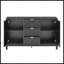 Buffet Wave conçu avec 3 tablettes réglables, 3 tiroirs et des portes à fermeture en douceur pour des solutions de rangement modernes-1880895197