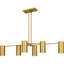 Lustre linéaire à 6 lumières Foreland-702684075