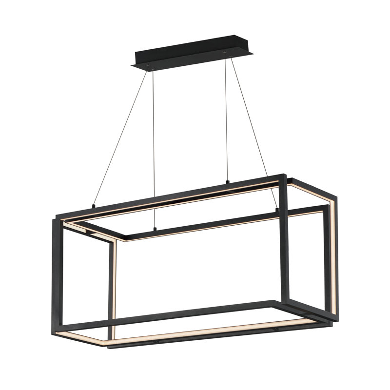 Luminaire suspendu 1 lumière, Noir