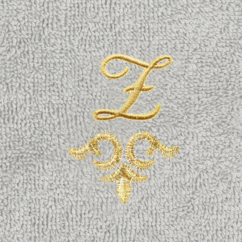 Ensemble de serviettes 100% lin Linica, Gris clair, Paquet de 2 débarbouillettes, Z