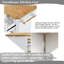 Kitchen Island Cart with Drop Leaf, Power Outlets & Hidden Wheels-858558289